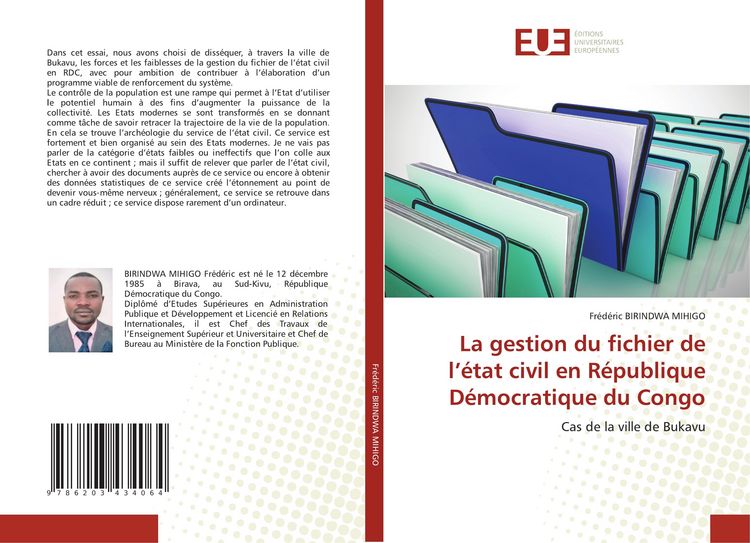Produktbild: La gestion du fichier de l'&eacute;tat civil en R&eacute;publique D&eacute;mocratique du Congo
