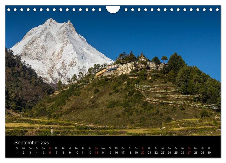 Produktbild: Himalaya - Dach der Welt (Wandkalender 2026 DIN A4 quer), CALVENDO Monatskalender