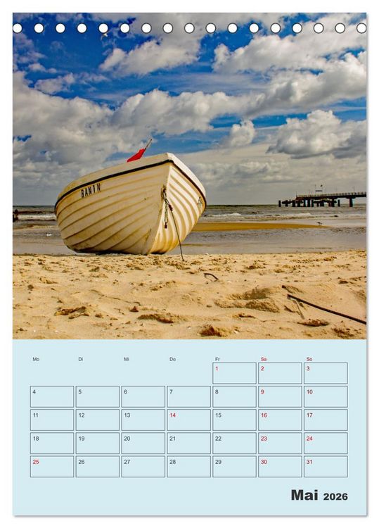 Produktbild: Kaiserb&auml;der auf Usedom (Tischkalender 2026 DIN A5 hoch), CALVENDO Monatskalender