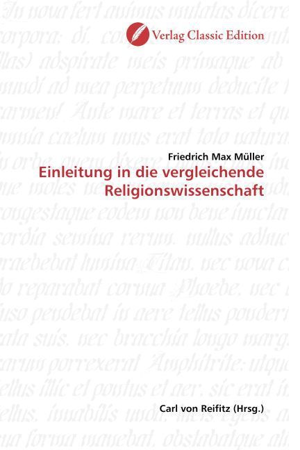 Produktbild: M&uuml;ller, F: Einleitung in die vergleichende Religionswissensc