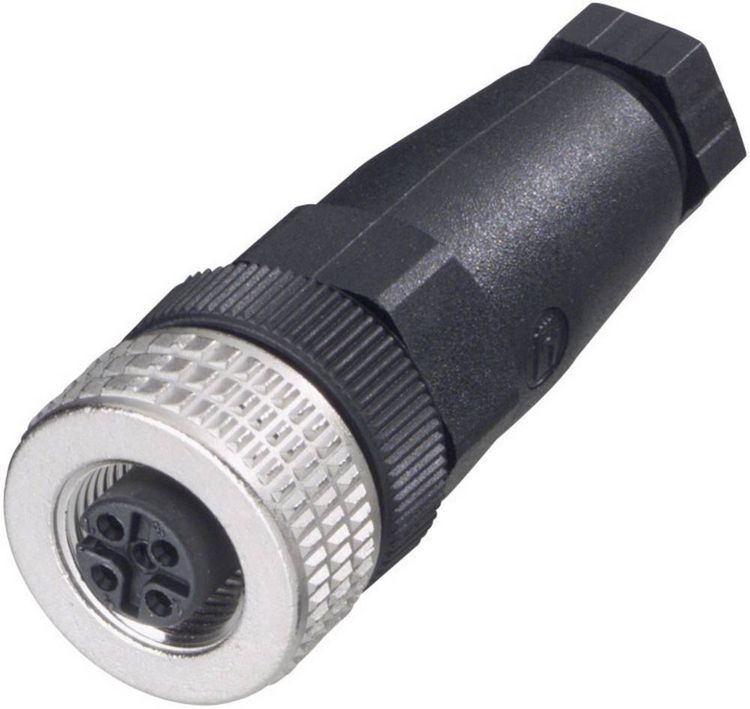 Produktbild: Hirschmann 933 139-100-1 Sensor-/Aktor-Steckverbinder, unkonfektioniert M12 Buchse, gerade Polzahl Sensoren: 4 1 St.