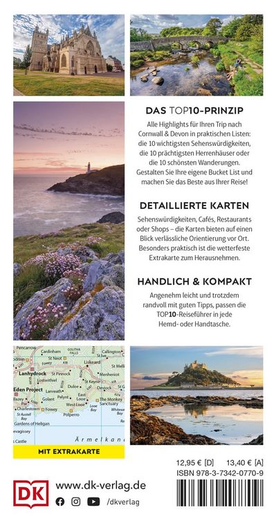 Produktbild: TOP10 Reisef&uuml;hrer Cornwall & Devon