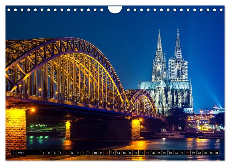 Produktbild: St&auml;dtereise durch Europa (Wandkalender 2026 DIN A4 quer), CALVENDO Monatskalender