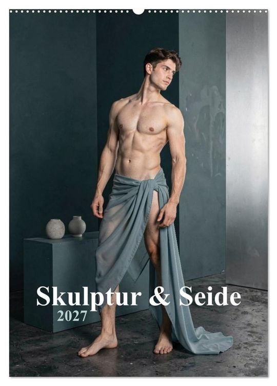 Produktbild: Skulptur & Seide (Wandkalender 2027 DIN A2 hoch), CALVENDO Monatskalender