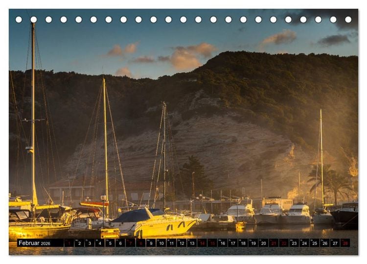 Produktbild: Bonifacio. Korsika (Tischkalender 2026 DIN A5 quer), CALVENDO Monatskalender