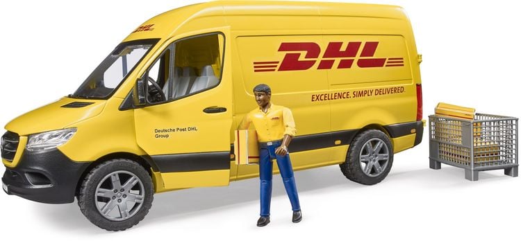Produktbild: bruder 02671 MB Sprinter DHL mit Fahrer und Zubeh&ouml;r