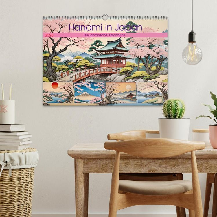 Produktbild: Hanami in Japan (Wandkalender 2026 DIN A3 quer), CALVENDO Monatskalender