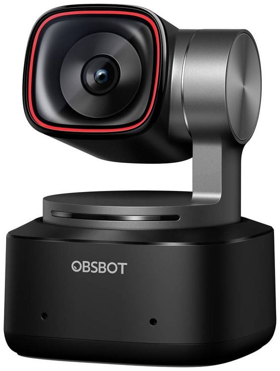 Produktbild: Obsbot Tiny 2 PTZ 4K-Webcam 3840 x 2160 Pixel Gestensteuerung, Sprachsteuerung, Schnelles Auto-Tracking per AI, Standfu&szlig;