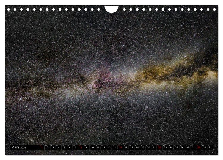 Produktbild: Wunder der Milchstra&szlig;e (Wandkalender 2026 DIN A4 quer), CALVENDO Monatskalender