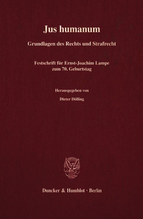 Produktbild: Jus humanum.