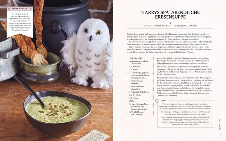 Produktbild: Harry Potter: Das offizielle Kochbuch der Zauberwelt: Magische Gerichte von Hogwarts bis New York und dar&uuml;ber hinaus!