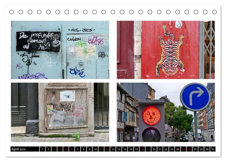 Produktbild: Rouen entdecken (Tischkalender 2026 DIN A5 quer), CALVENDO Monatskalender