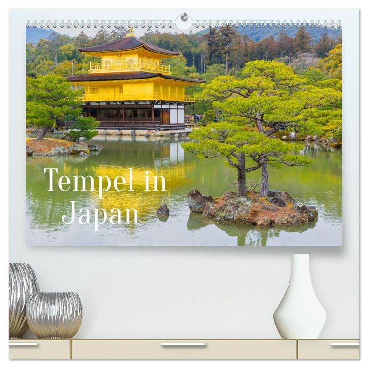 Produktbild: Tempel in Japan (hochwertiger Premium Wandkalender 2026 DIN A2 quer), Kunstdruck in Hochglanz