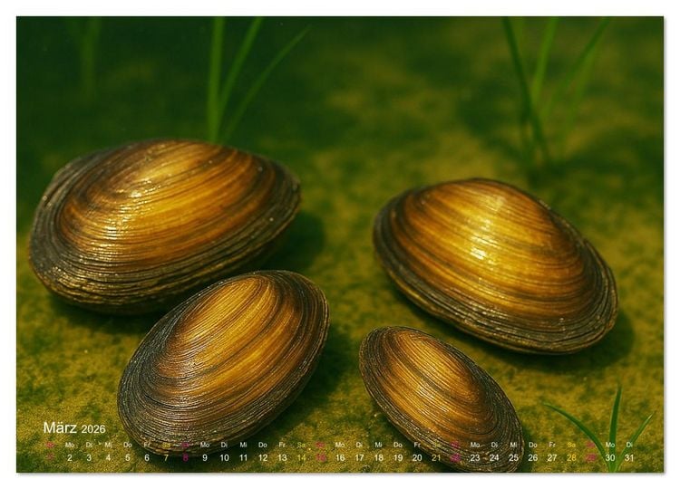 Produktbild: Reges Leben im Naturweiher - Tiere &uuml;ber und unter Wasser (Wandkalender 2026 DIN A3 quer), CALVENDO Monatskalender