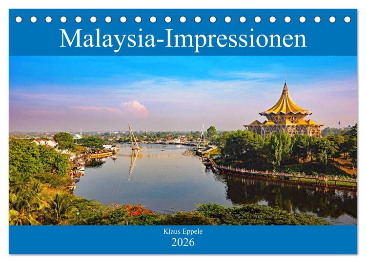 Produktbild: Malaysia-Impressionen (Tischkalender 2026 DIN A5 quer), CALVENDO Monatskalender