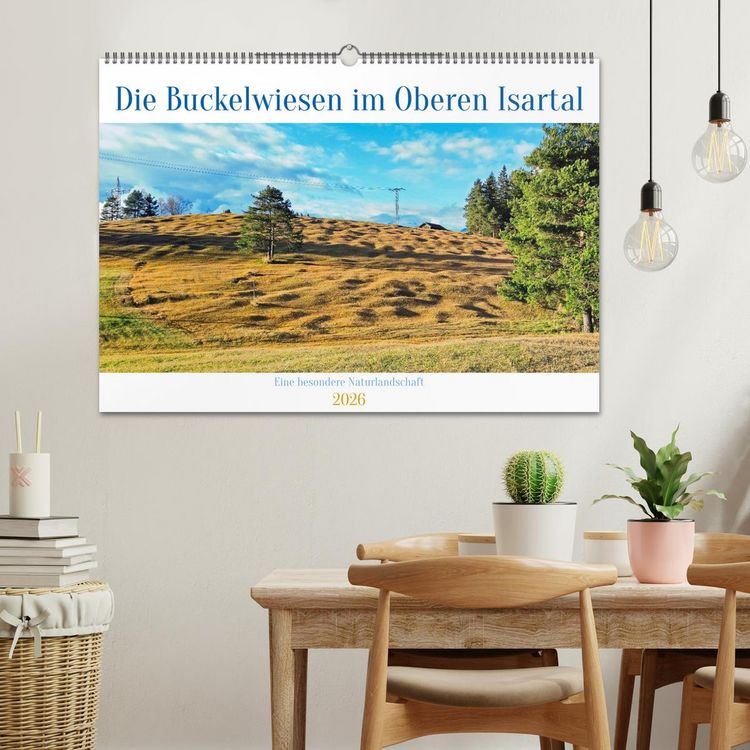 Produktbild: Die Buckelwiesen im Oberen Isartal (Wandkalender 2026 DIN A2 quer), CALVENDO Monatskalender