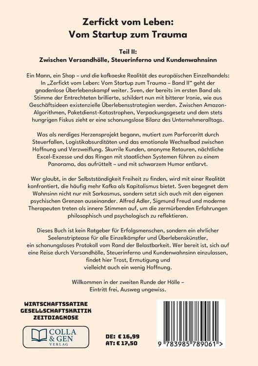 Produktbild: Zerfickt vom Leben: Vom Startup zum Trauma, Teil II