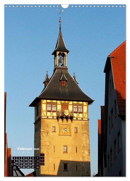 Produktbild: Marbach am Neckar (Wandkalender 2026 DIN A3 hoch), CALVENDO Monatskalender