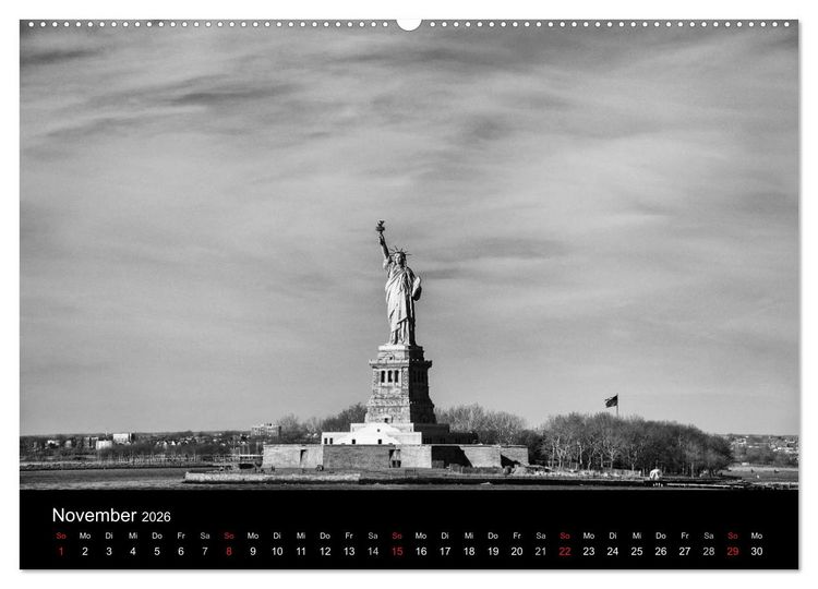 Produktbild: New York 2026 (hochwertiger Premium Wandkalender 2026 DIN A2 quer), Kunstdruck in Hochglanz
