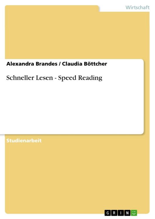Produktbild: Schneller Lesen - Speed Reading