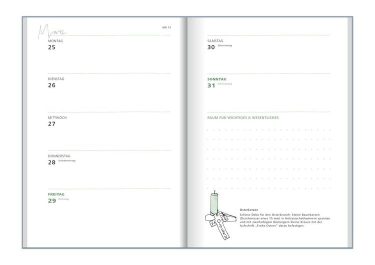 Produktbild: vergissmeinnicht 2024 - Taschenkalender