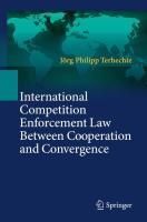 Produktbild: International Competition Enforcement Law Between Cooperation and Convergence