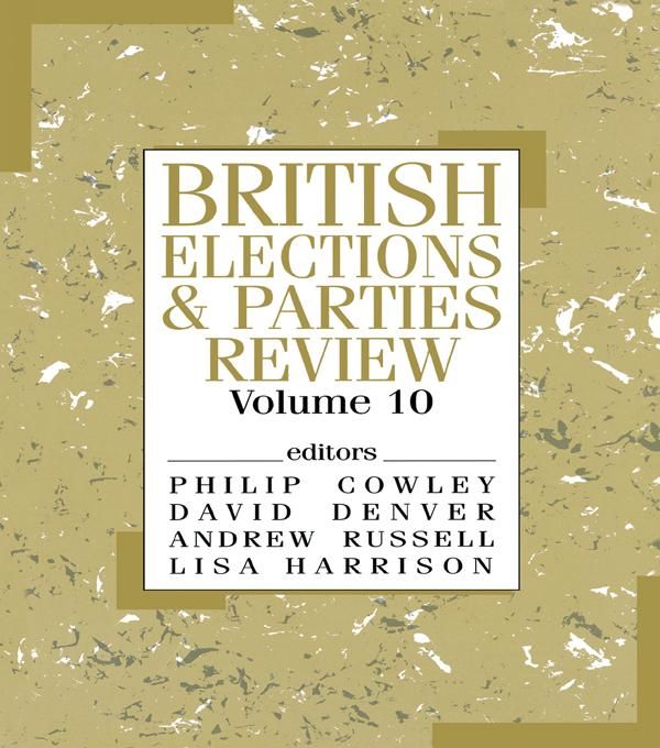 Produktbild: British Elections & Parties Review