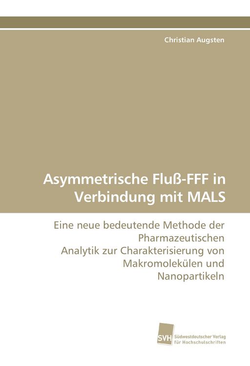 Produktbild: Asymmetrische Flu&szlig;-FFF in Verbindung mit MALS
