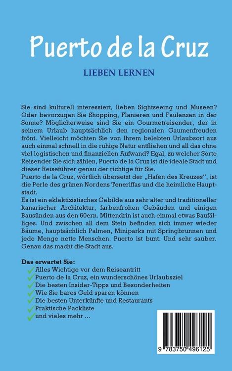 Produktbild: Puerto de la Cruz lieben lernen: Der perfekte Reisef&uuml;hrer f&uuml;r einen unvergesslichen Aufenthalt auf Teneriffa inkl. Insider-Tipps und Packliste
