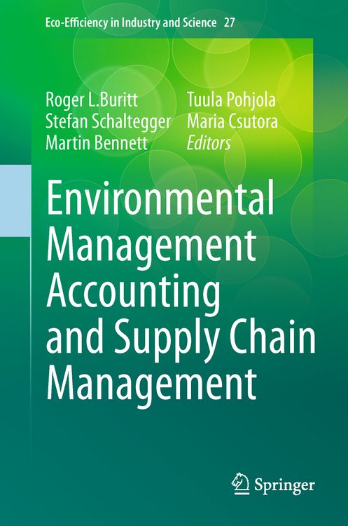 Produktbild: Environmental Management Accounting and Supply Chain Management