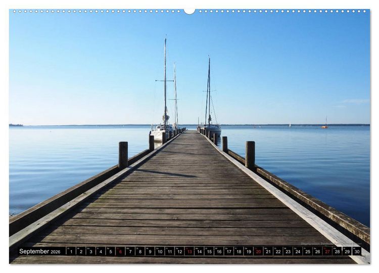 Produktbild: Steinhuder Meer, Momentaufnahmen von Christine Bienert (hochwertiger Premium Wandkalender 2026 DIN A2 quer), Kunstdruck in Hochglanz