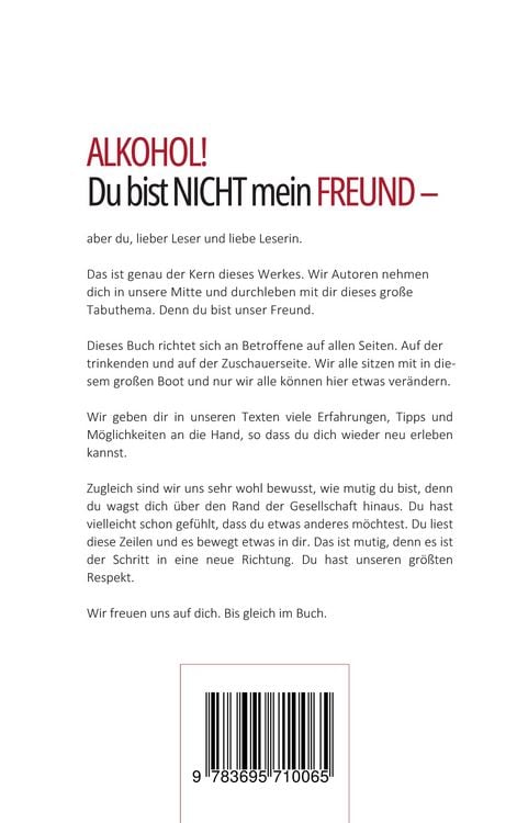 Produktbild: Alkohol! Du bist nicht mein Freund