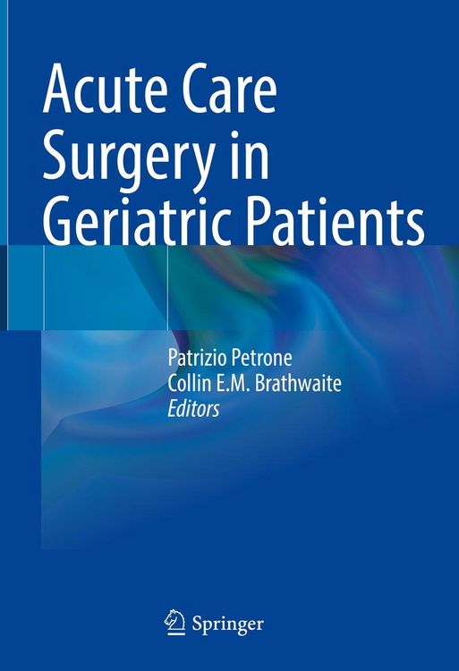 Produktbild: Acute Care Surgery in Geriatric Patients