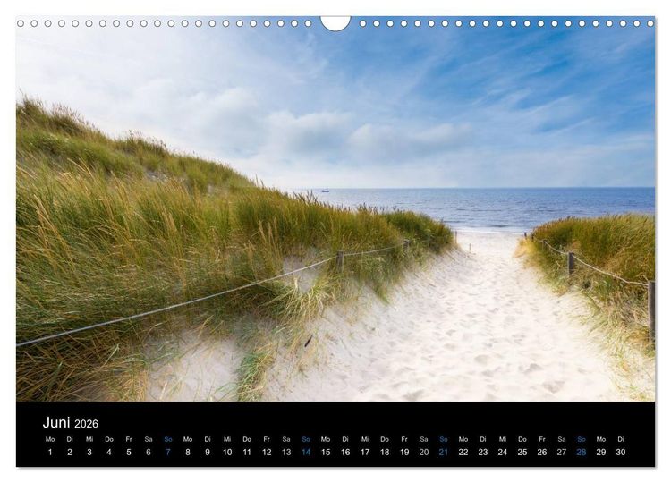 Produktbild: Gr&uuml;&szlig;e aus Texel (Wandkalender 2026 DIN A3 quer), CALVENDO Monatskalender