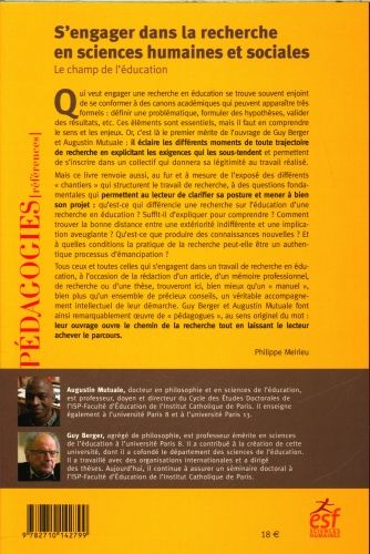 Produktbild: S'engager dans la recherche en sciences humaines et sociales