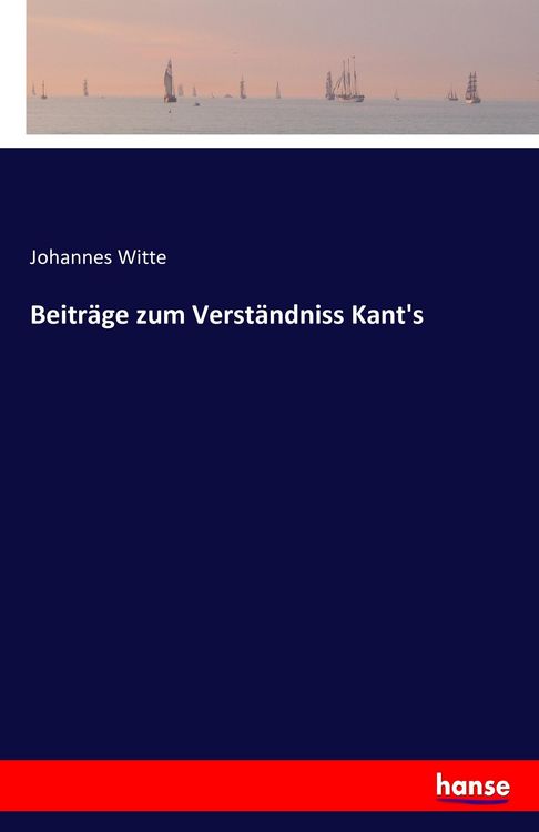 Produktbild: Beitr&auml;ge zum Verst&auml;ndniss Kant's