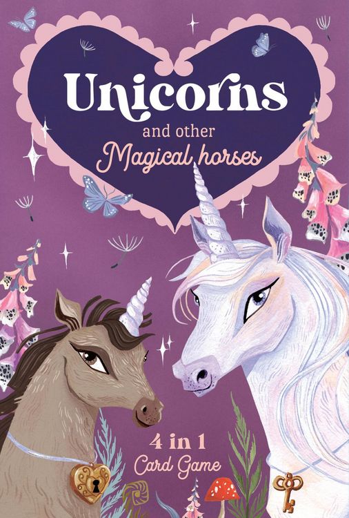 Produktbild: Unicorns & Other Magical Horses: 4 in 1 Card Game