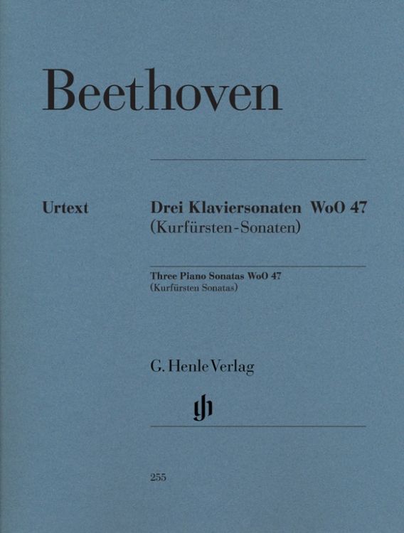 Produktbild: Ludwig van Beethoven - 3 Klaviersonaten WoO 47 (Kurfürsten-Sonaten)