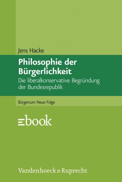 Produktbild: Philosophie der B&uuml;rgerlichkeit