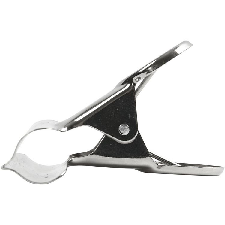 Produktbild: Creativ Company Bulldog-Klammer, B 7,5 cm, Silber, 6 Stk