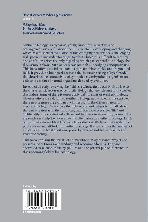 Produktbild: Synthetic Biology Analysed