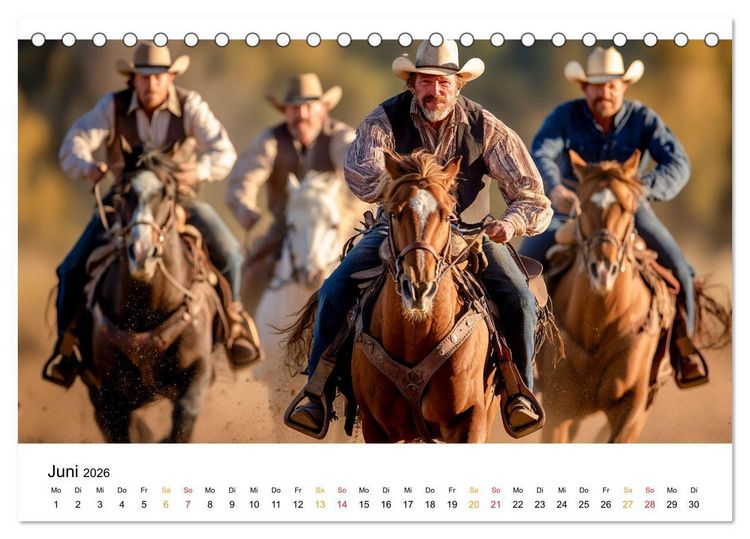 Produktbild: Westernwelt (Tischkalender 2026 DIN A5 quer), CALVENDO Monatskalender
