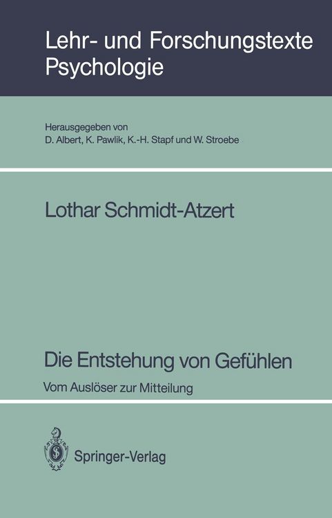 Produktbild: Die Entstehung von Gef&uuml;hlen