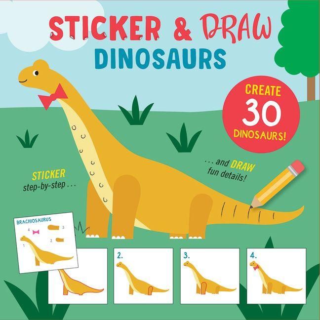 Produktbild: Sticker & Draw Dinosaurs (Create 30 Dinosaurs!)