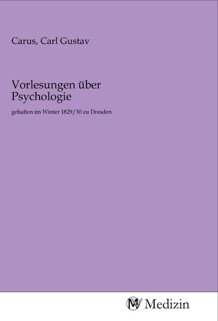 Produktbild: Vorlesungen &uuml;ber Psychologie