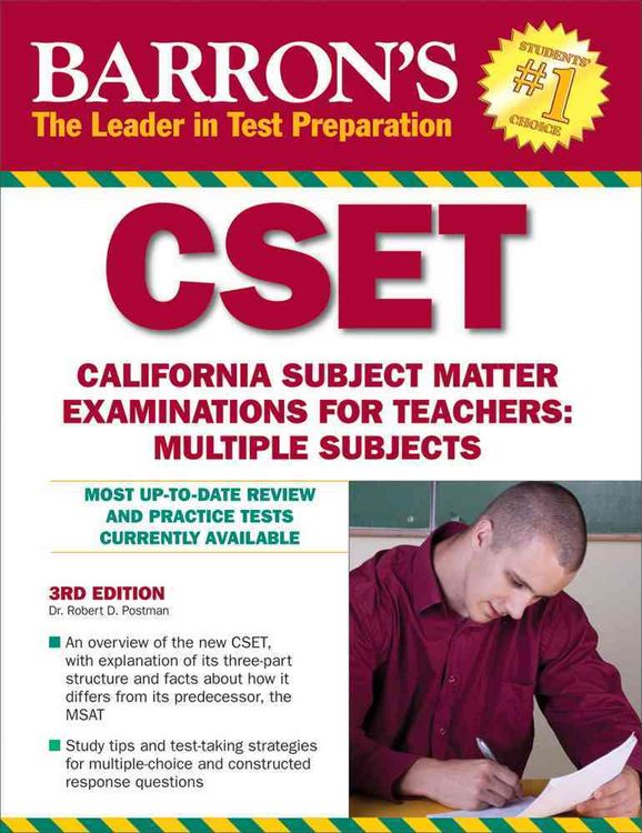 Produktbild: Barron Cset 3/e