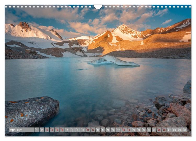 Produktbild: Kirgistan Bergparadies in Zentralasien (Wandkalender 2026 DIN A3 quer), CALVENDO Monatskalender