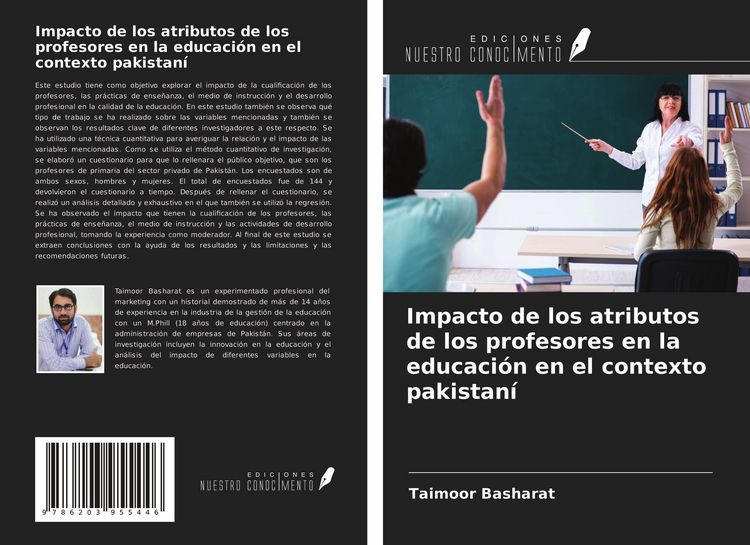 Produktbild: Impacto de los atributos de los profesores en la educaci&oacute;n en el contexto pakistan&iacute;