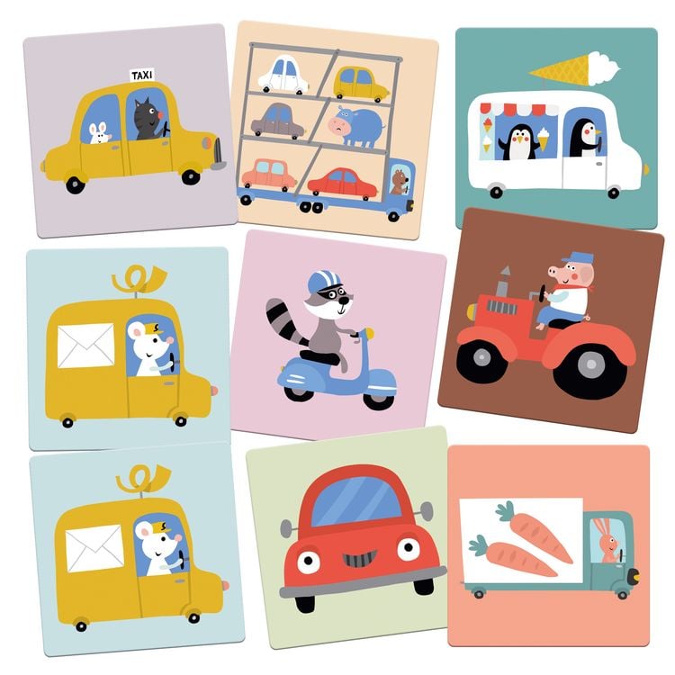 Produktbild: Die bunten Fahrzeuge - Mein Maxi-Memo