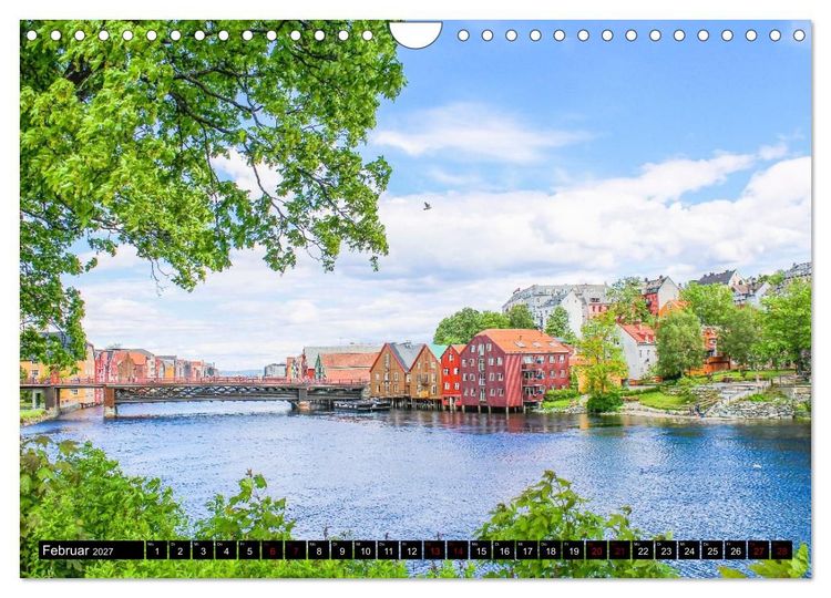 Produktbild: Farbenfrohe H&auml;user, Wohnen in Europa (Wandkalender 2027 DIN A4 quer), CALVENDO Monatskalender
